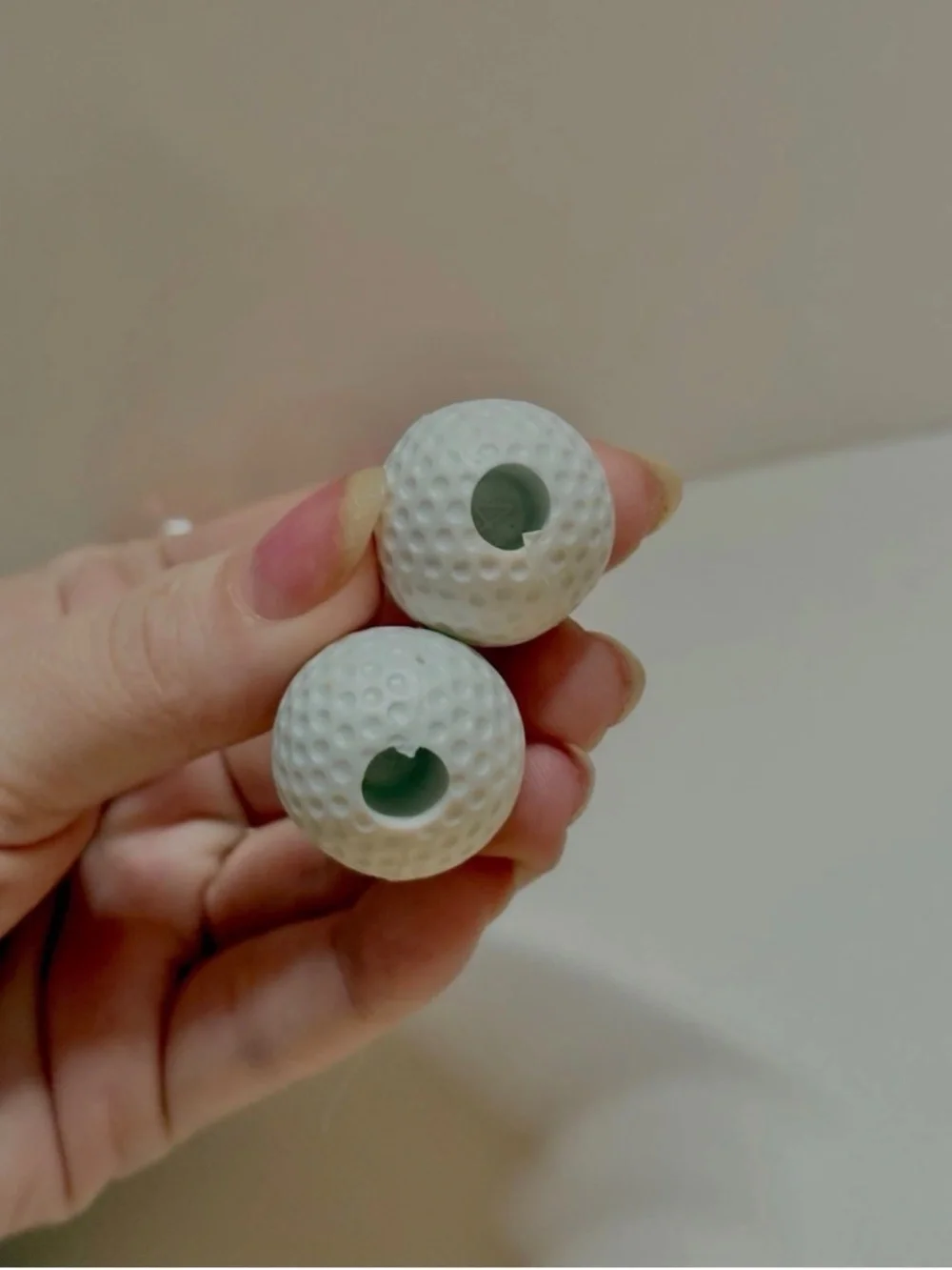 Golf Ball Pencil Toppers Set of 2 Vintage Preppy Stationary Gumball Machine Toys